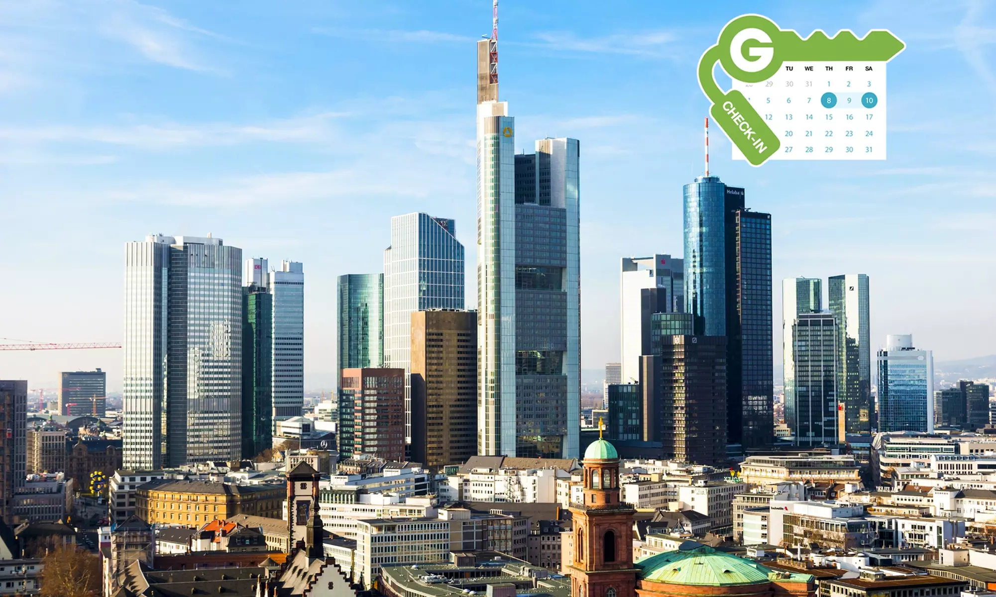 Frankfurt: Aufenthalt für Zwei und opt. Frühstück im 4* Clarion Collection Hotel Frankfurt City - Primary Image