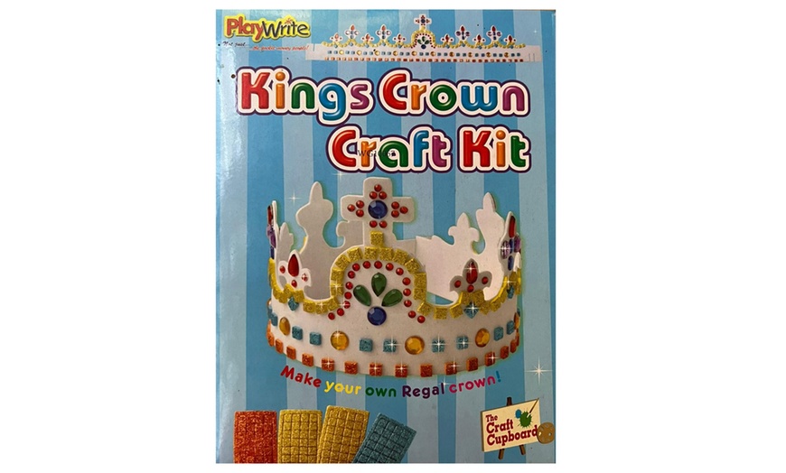 Image 1: One, Two or Four King's Crown Craft Kits