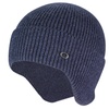 Image 3: Mens Winter Warm Knit Fleece Lined Beanie Hat with Ear Flaps