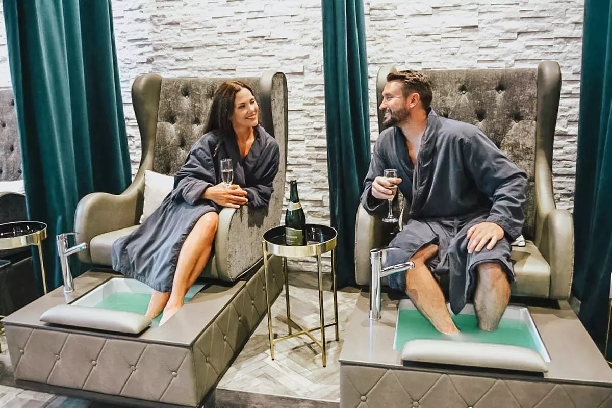 Couples Massage or Manicure & Pedicure, Facial, or More