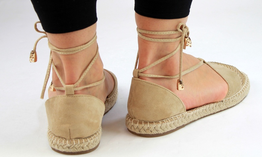 Image 6: Women's Lace-Up Espadrilles