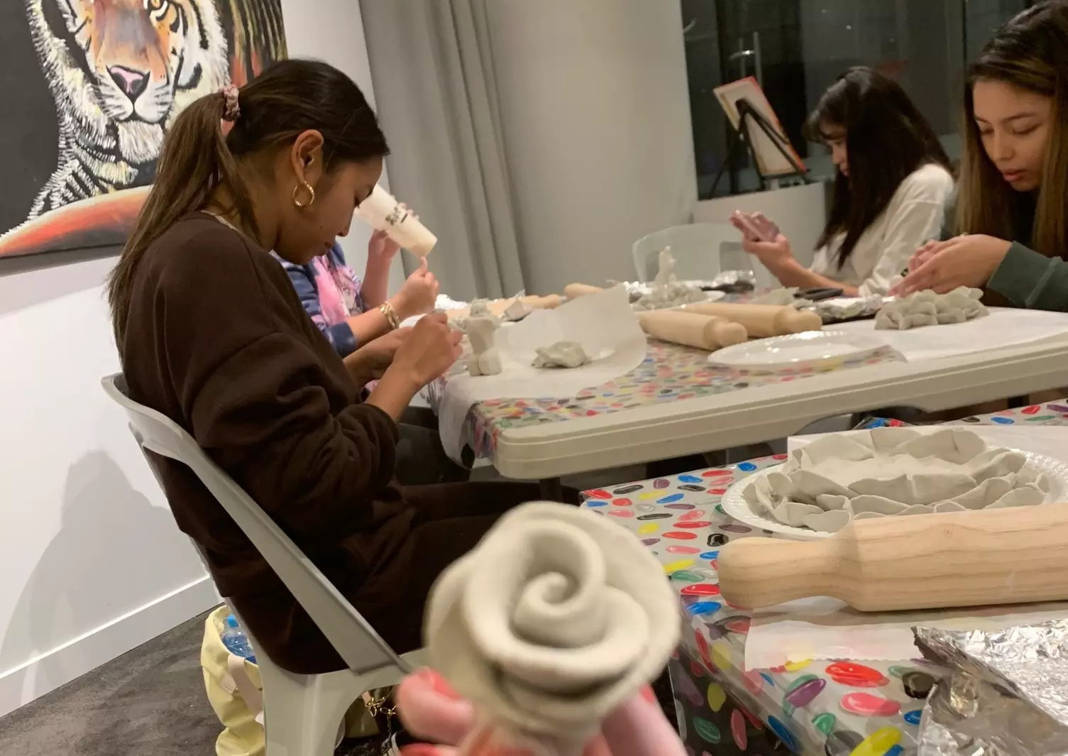 Clay and Sip Session at Wesley Taylor Art Studios