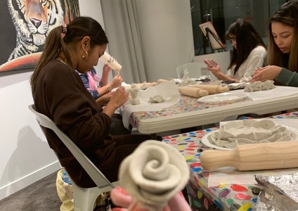 One Person: Clay and Sip Session on Last Saturday of Each Month at Surfers Paradise