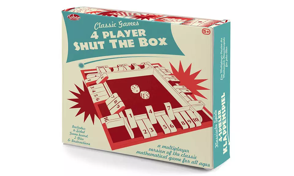 Jeu de société en bois TOBAR pour 4 joueurs - Second Medium