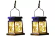 Pack of Two Solar Hanging Lantern Lights - Image 2
