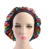 Image 11: Women Satin Night Sleep Cap Hair Bonnet Hat Silk Head Cover Wide Elastic Band