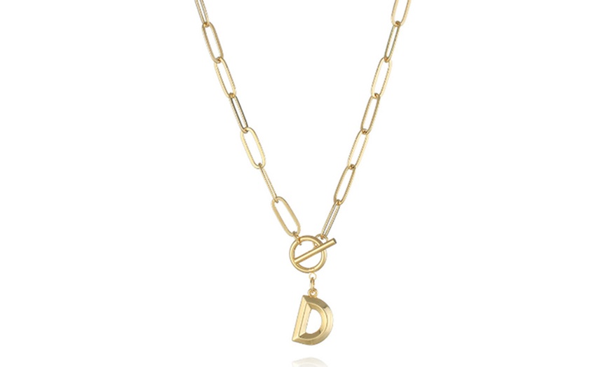 Image 6: Women's Initial A-Z Letter Necklace