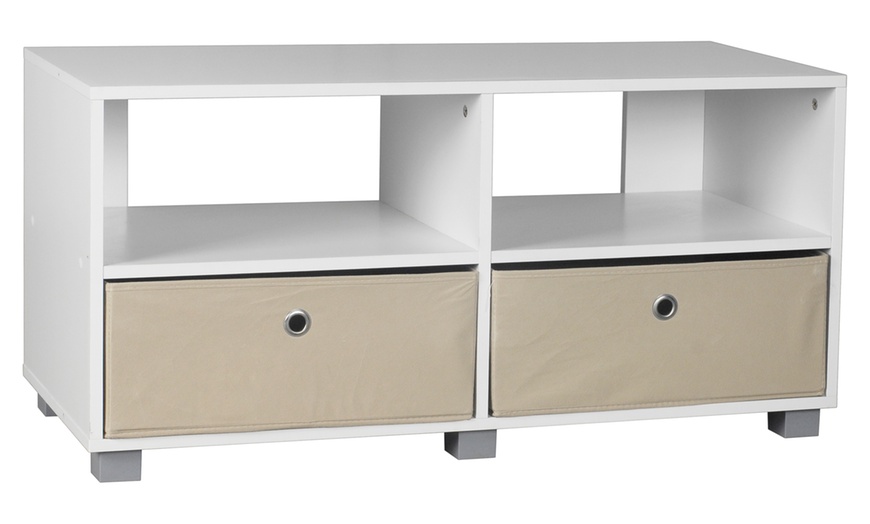 Image 19: TV Stand with Optional Drawers