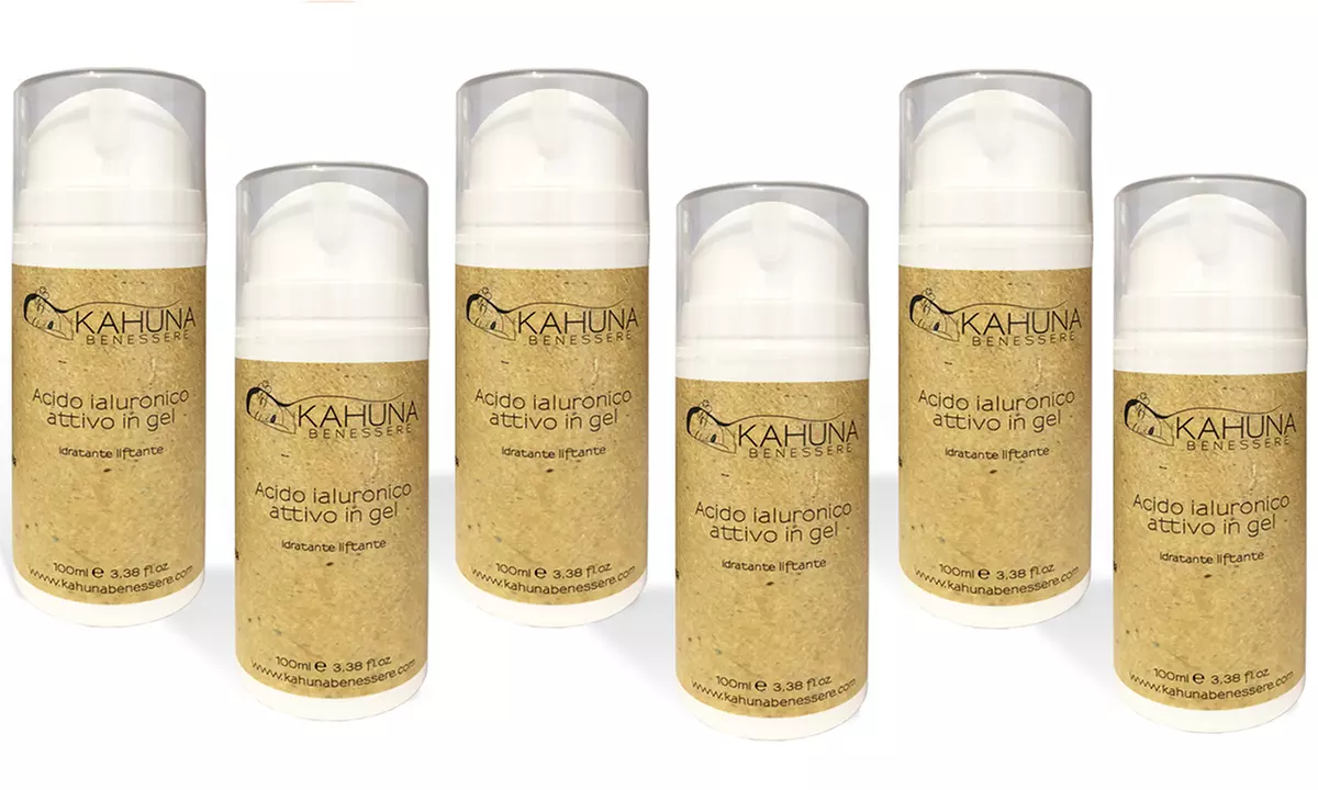 3 o 6 confezioni di acido ialuronico Kahuna Benessere