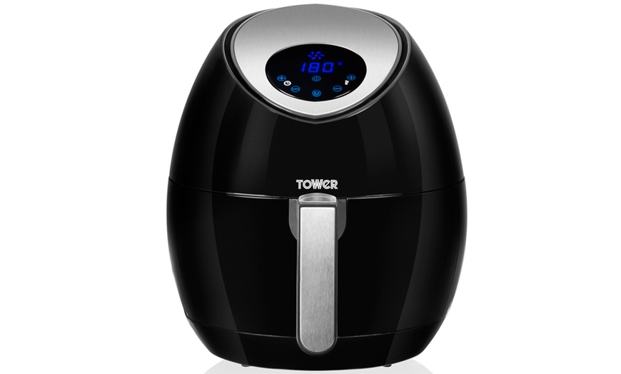 Image 3: 5.5L Tower Digital Air Fryer