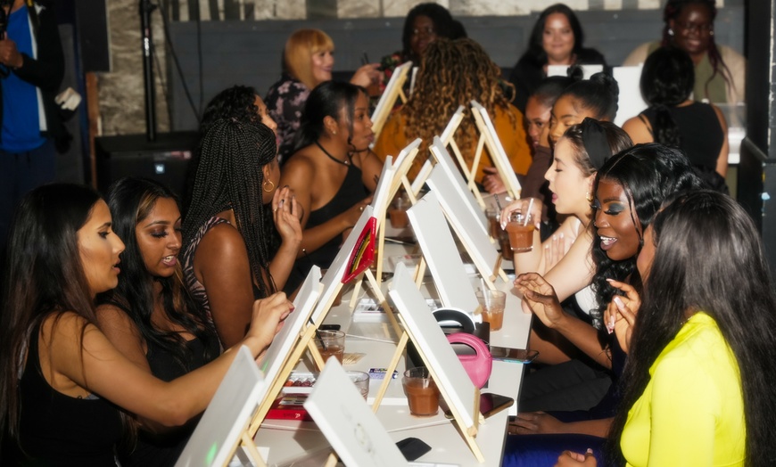 Image 4: Draw N Pour Paint Party at The Chocolate Men