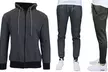 2-Piece Galaxy by Harvic Men's Tech Fleece Hoodie & Jogger Set (S-2XL) - Second Medium