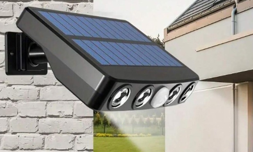 Image 1: Solar Powered Motion Activated Security Light 