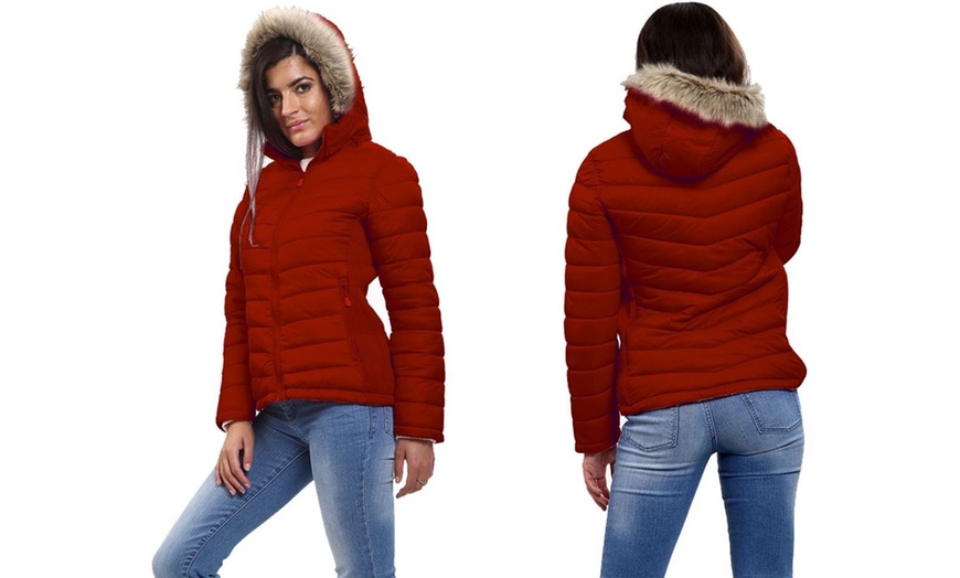 Image 2: Womens Puffer Jacket 