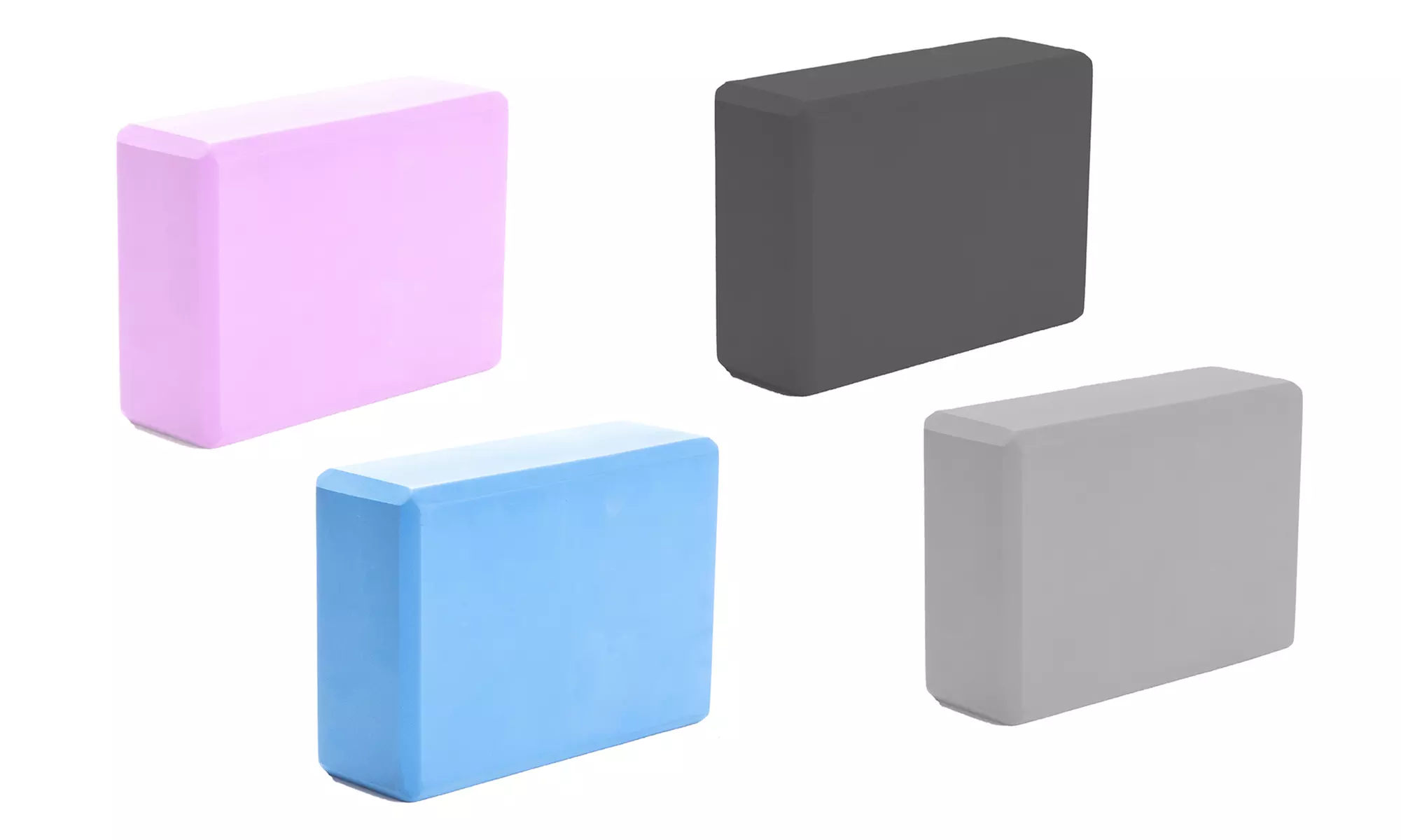 Mind Reader High-Density EVA Foam Yoga Blocks with Non-Slip Surface - Primary Image