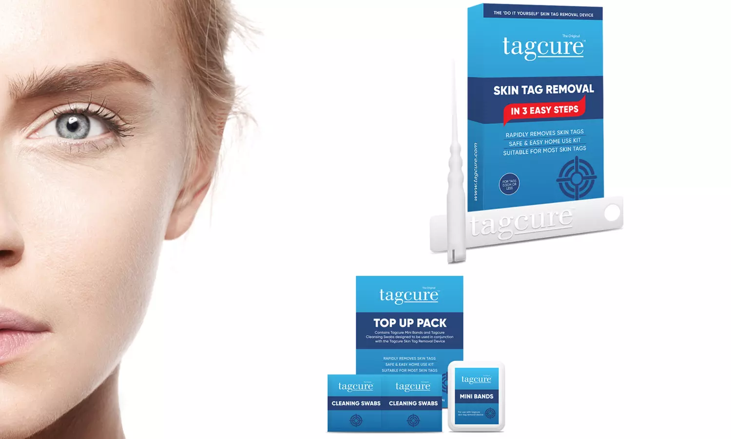 Tagcure kit voor het verwijderen van fibromen