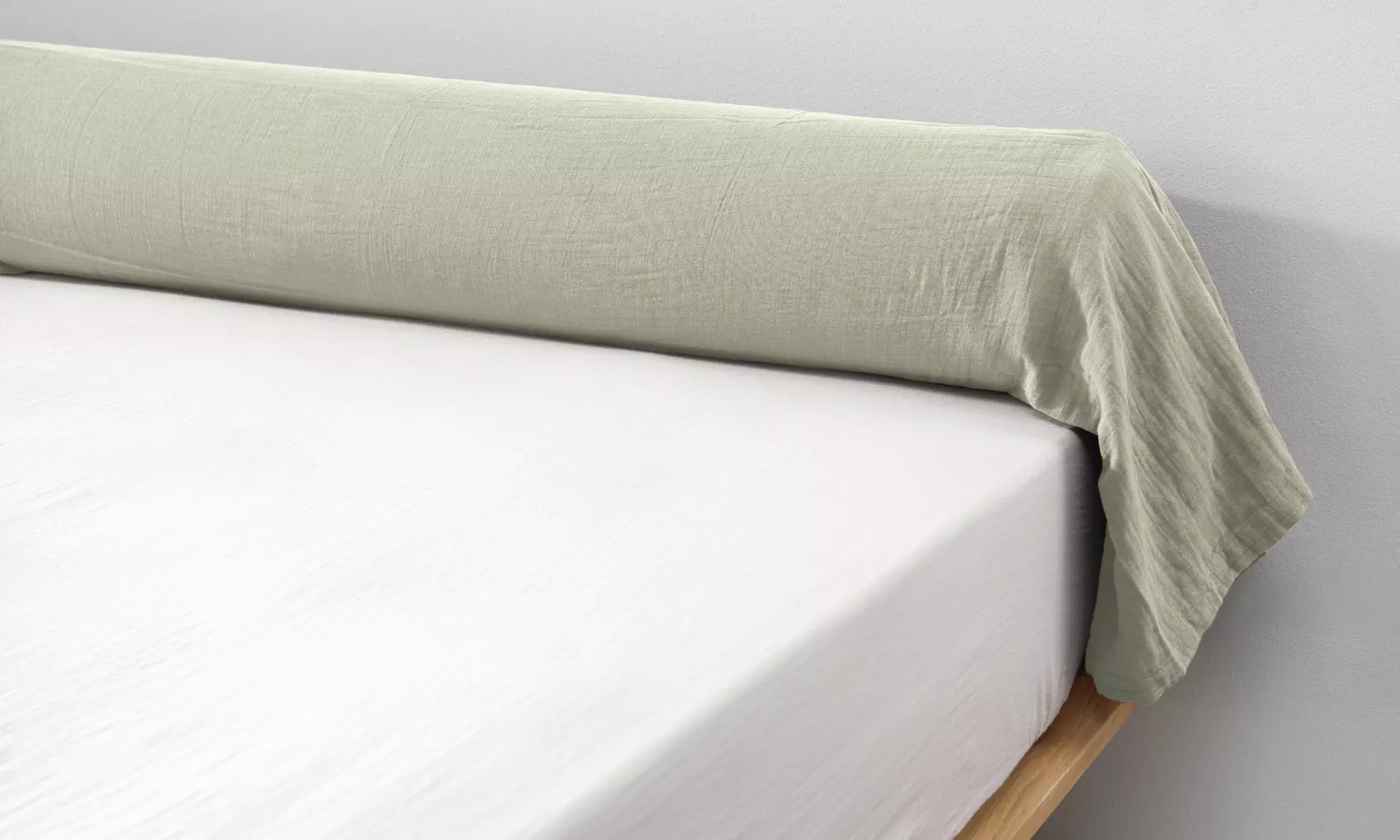 Taie de traversin en gaze de coton