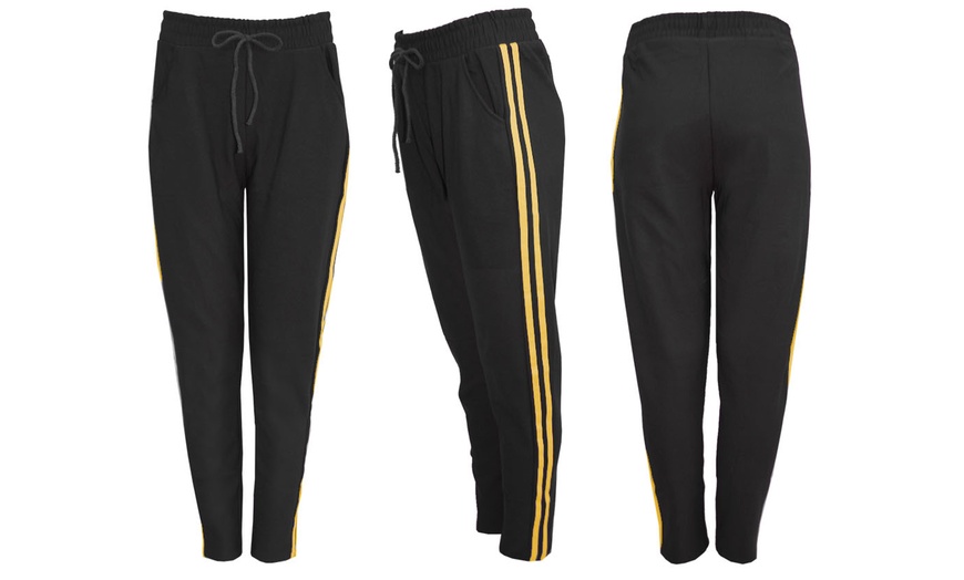 Image 10: Side-Stripe Sports Pants