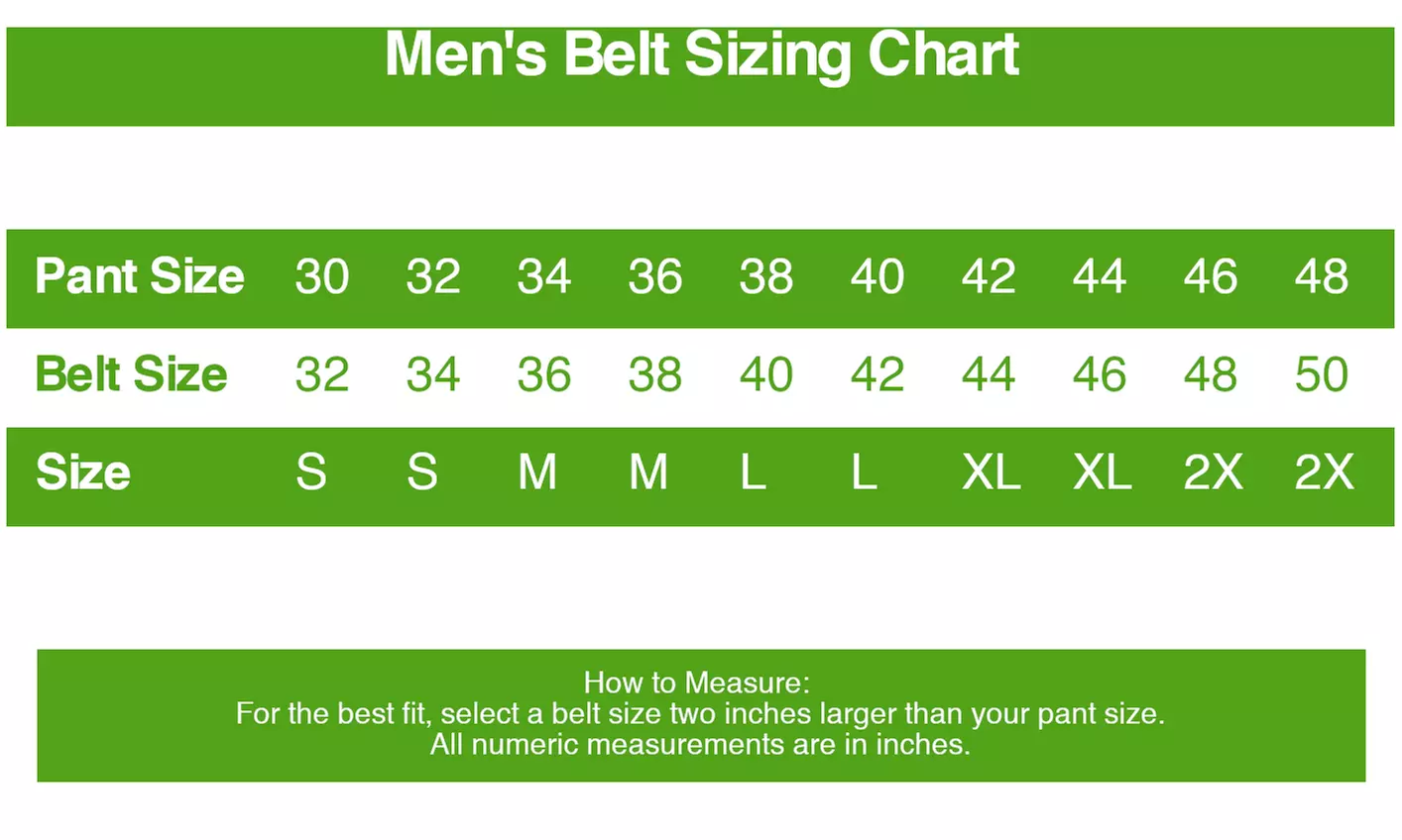 Men's Genuine Leather Belts (4-Pack) - Second Medium