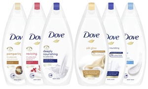 Six Dove Body Wash Gels