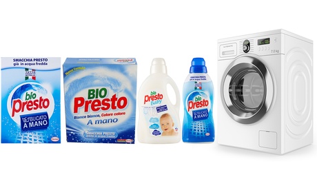 Fino a 12 detersivi Bio Presto disponibili in 4 tipologie