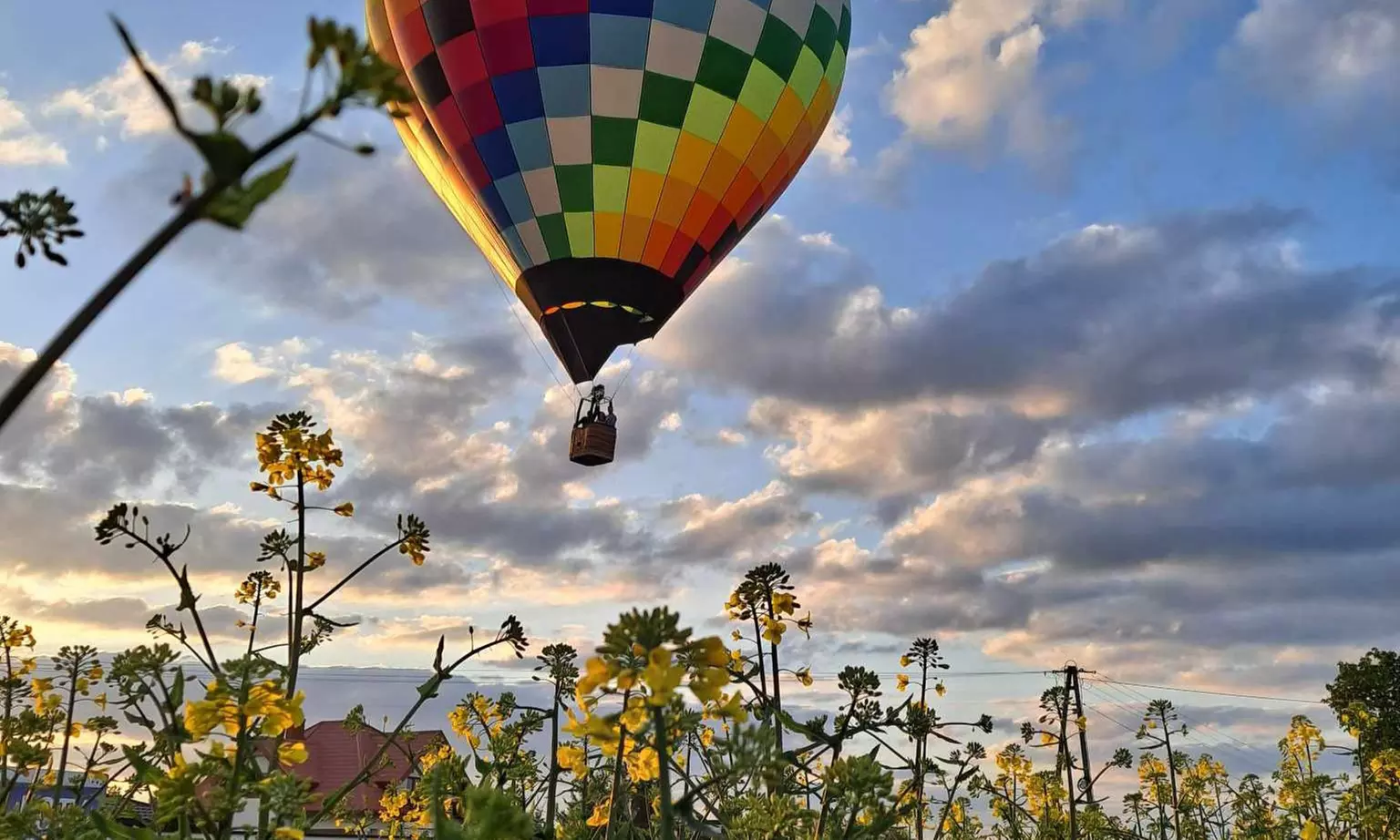 Godzinny lot balonem dla 1-2 osób z pamiątkowym certyfikatem