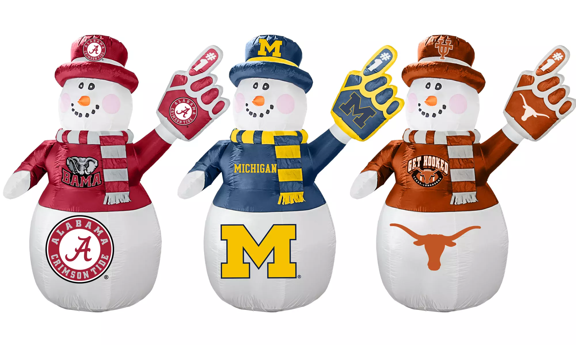 Boelter NCAA 7' Inflatable Snowman - Primary Image