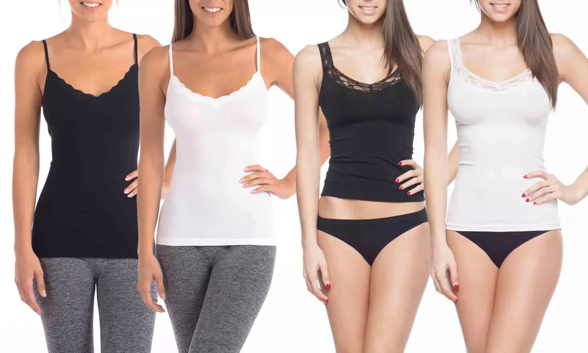 Body Beautiful Women's Slimming Camisole Tops - Primary Image