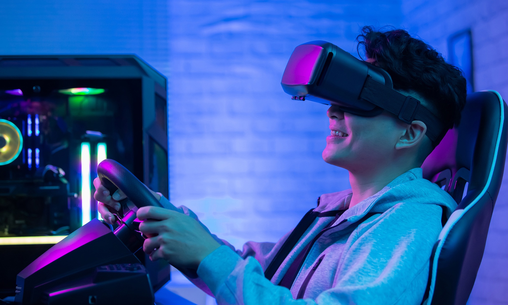 VR Racing mit Getränk für 2 oder 4 Personen