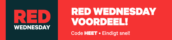 Het is Red Wednesday! Pak tot 30% korting op Lokaal met code HEET