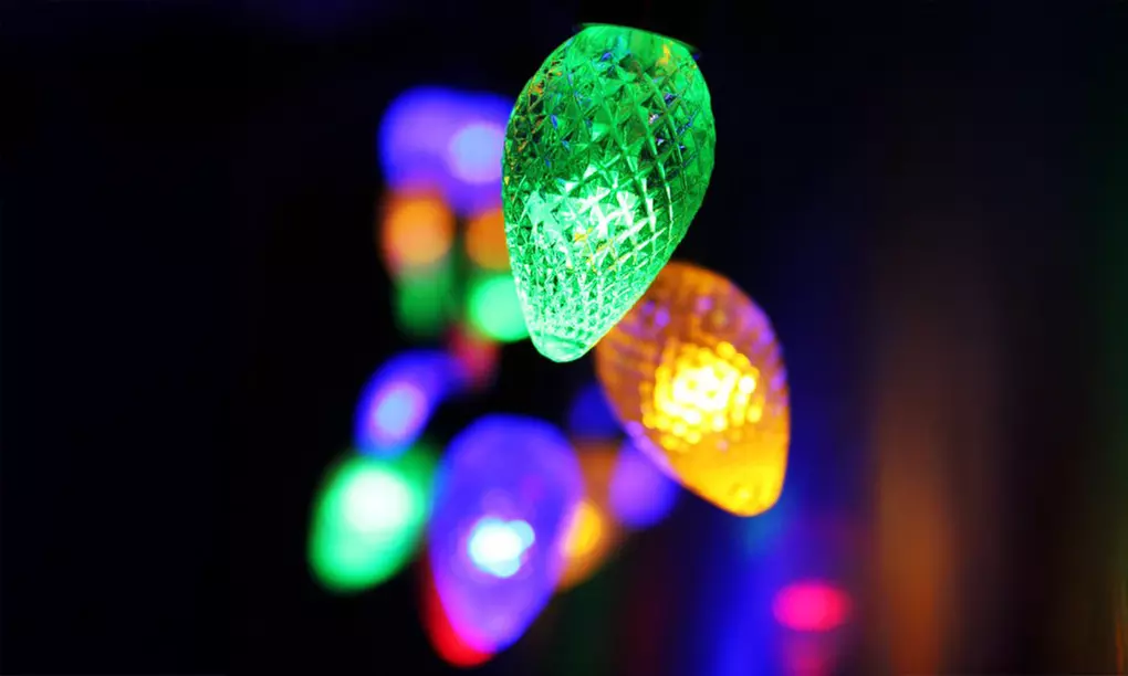 Smart LED Christmas Tree Music Lights w/ Bluetooth Speaker Box - Refurbished
