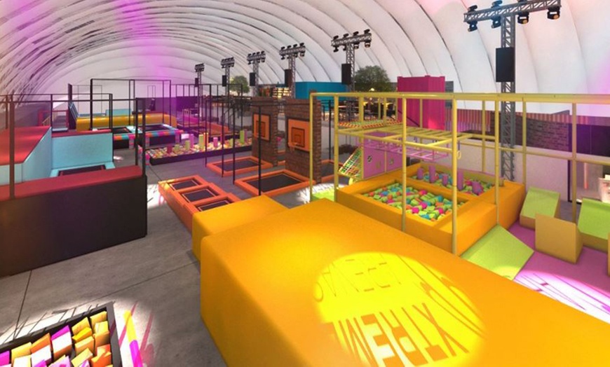 Image 2: Trampoline Park Entry