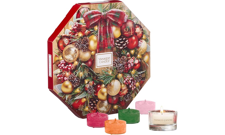 Image 1: Yankee Candle Advent Calendar Tea Light Set