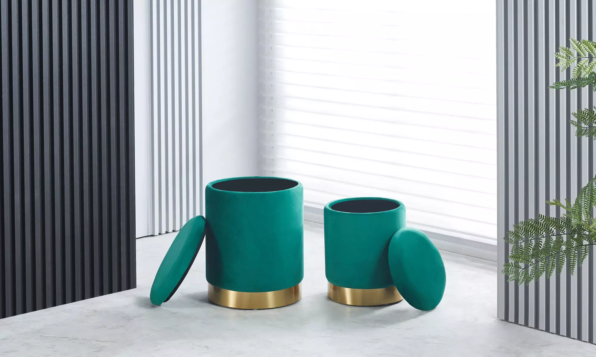 Coppia di pouf Bud&Terence