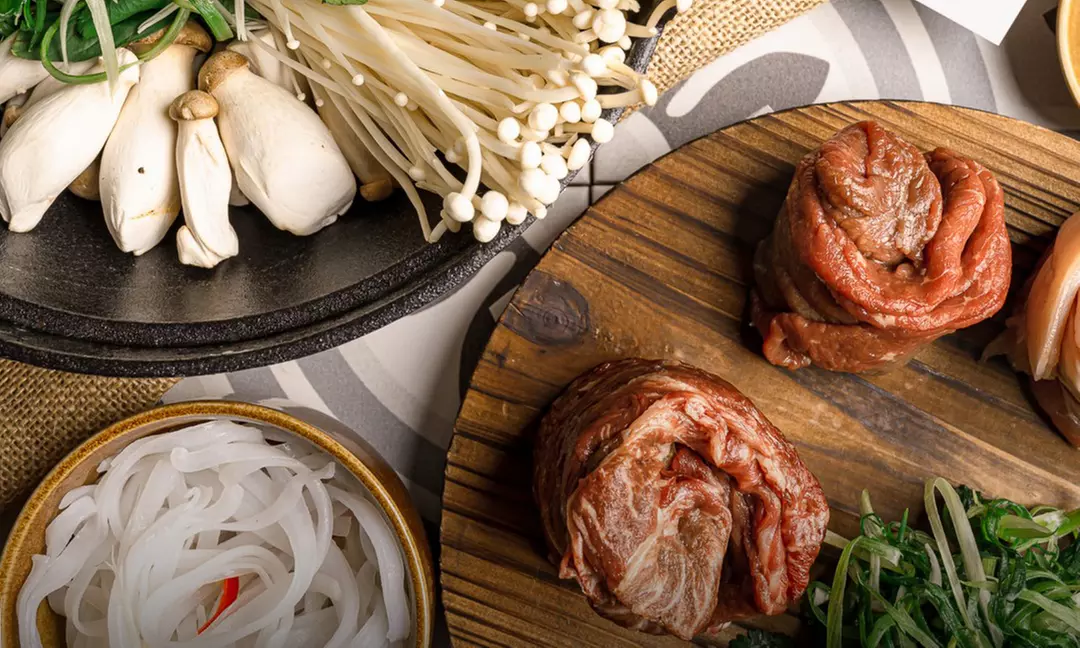 Premium Wagyu Hotpot with Wine and Dessert at Old Man Pho Docklands