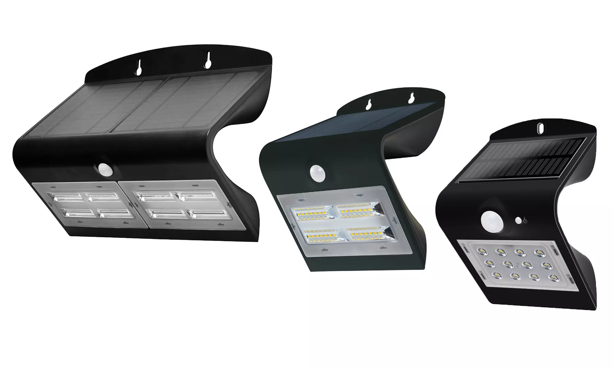 Luceco Solar Guardian Outdoor LED Motion Activated Wall Lights - Primary Image