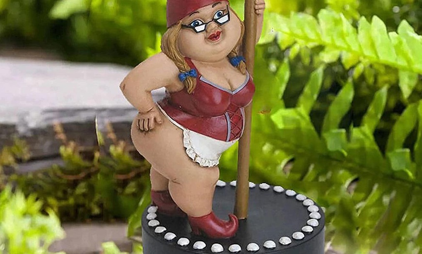 Image 7: Pole Dance Gnome Garden Decoration