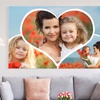 Image 3: Une toile avec un collage photo personnalisé Printerpix