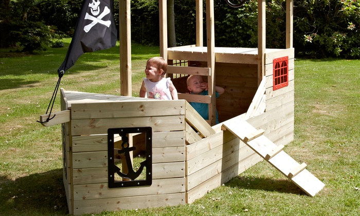 tp pirate galleon wooden playhouse