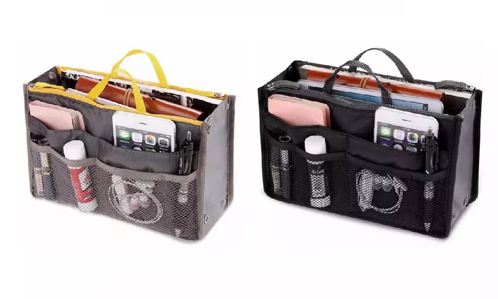 1 o 2 borse organizer da viaggio per cosmetici