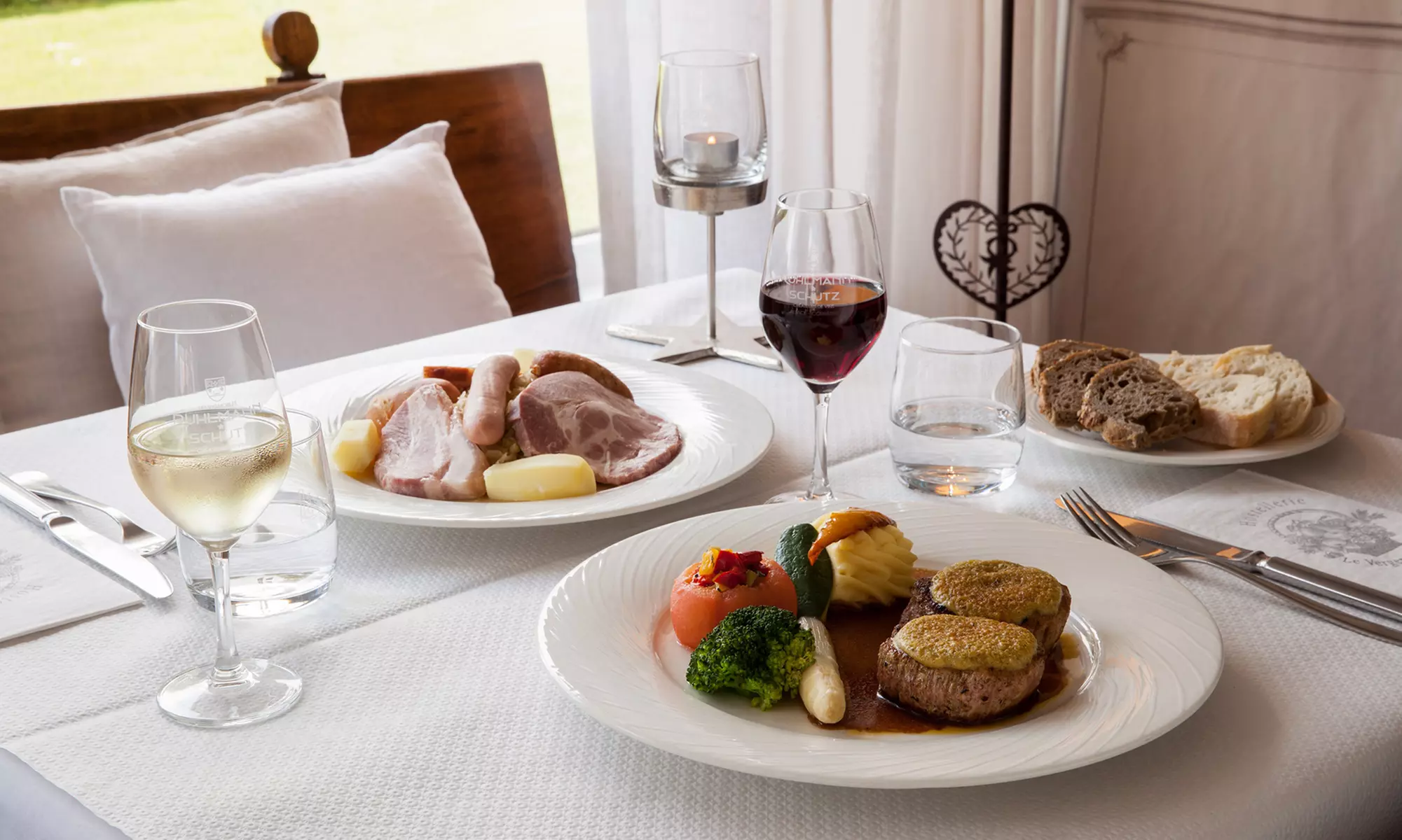 Alsace : chambre double avec petit-déjeuner, kir et menu en option