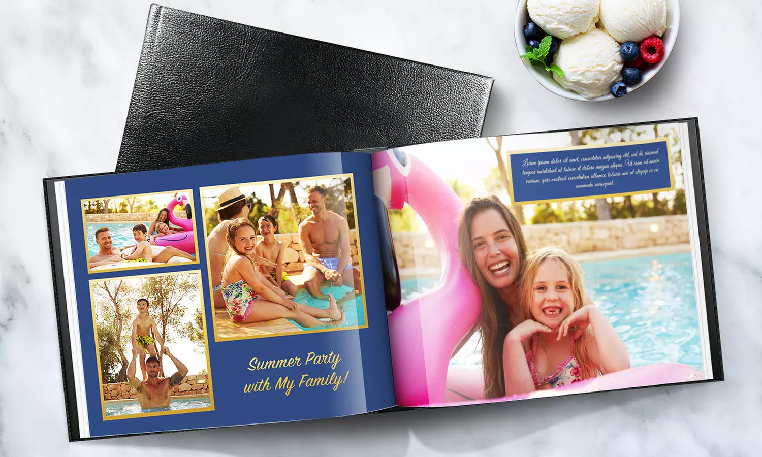 Custom 40-Page 11"x8.5" Luxury Leather Photo Books from Printerpix (Up to 96% Off) - Primary Image