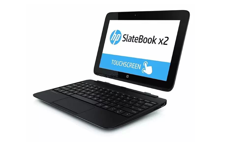 HP Slatebook X2 16GB 10.1" Touchscreen Tablet with Detachable Keyboard (Refurbished) - Primary Image
