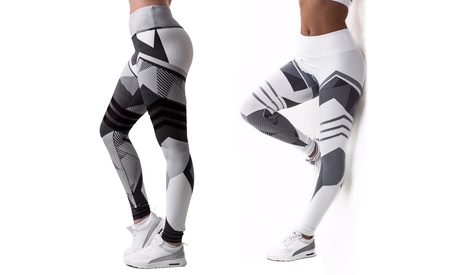 1 o 2 leggings sportivi da donna, disponibili in 2 colori e varie taglie