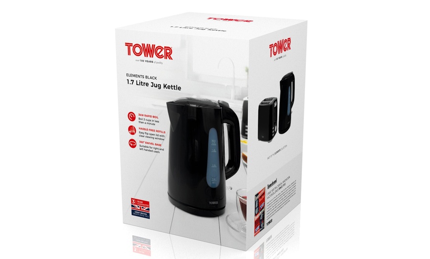 Image 9: Tower Toaster and Kettle Set