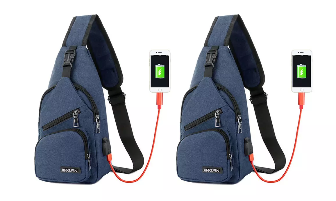 Sac en bandoulière avec port USB