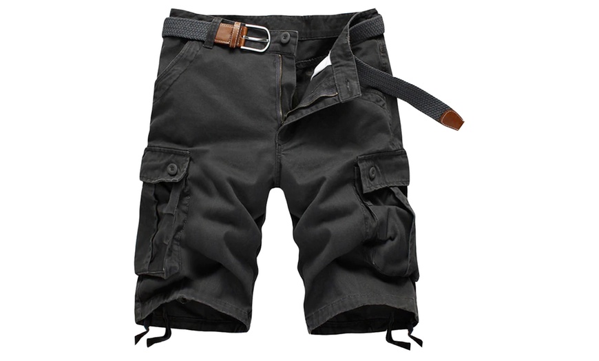 Image 5: Blu Apparel Men's Outdoor Cargo Shorts
