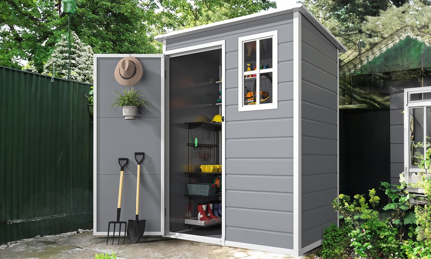 Image 2: Lockable Easy Build Garden Shed