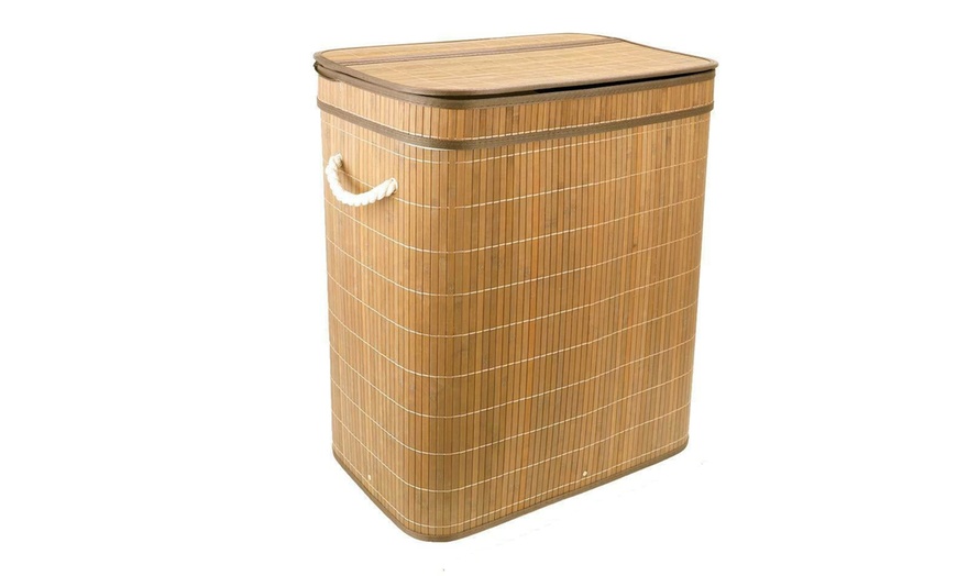 Image 13: Bamboo Laundry Basket