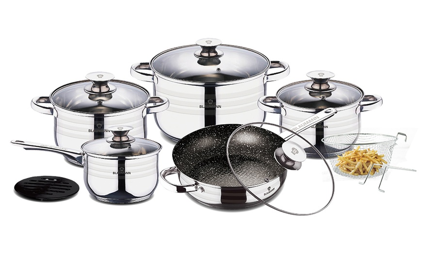 Image 1: 13-Piece Jumbo Cookware Set